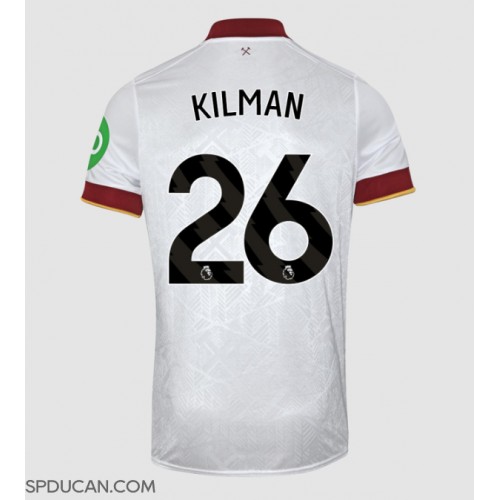 Muški Nogometni Dres West Ham United Max Kilman #26 Rezervni 2024-25 Kratak Rukav